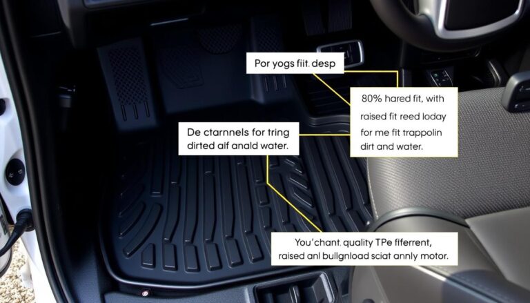 Custom all-weather mats for Toyota 4Runner 2024 displayed in vehicle