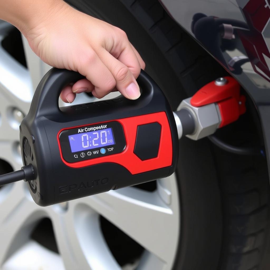 EPAuto 12V DC Portable Air Compressor