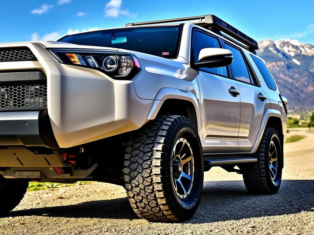 Falken Wildpeak AT3W tire mounted on a Toyota 4Runner