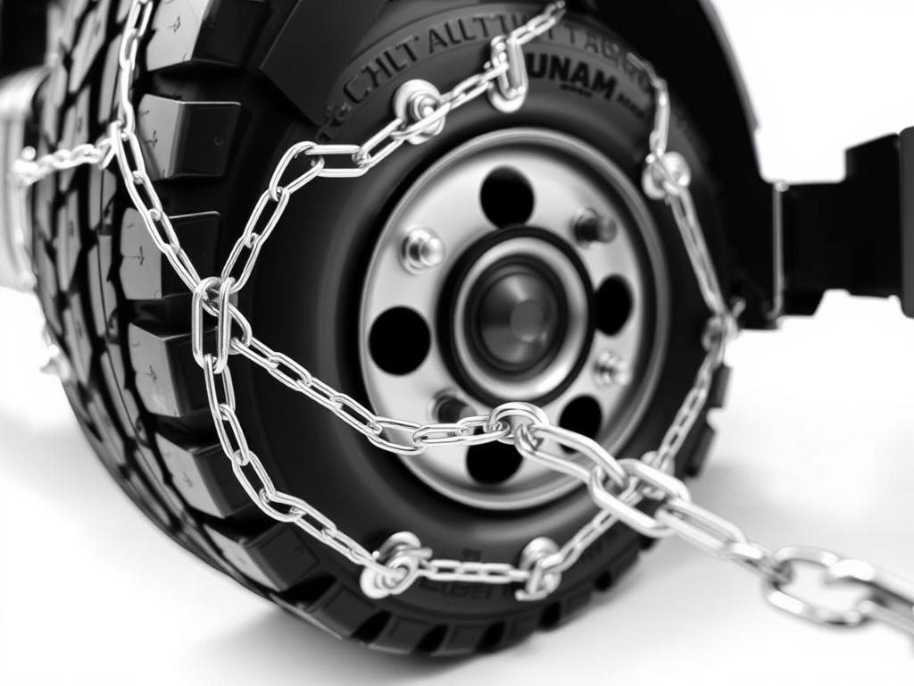 Security Chain Company SZ143 Cable Tire Chains showing low-profile design