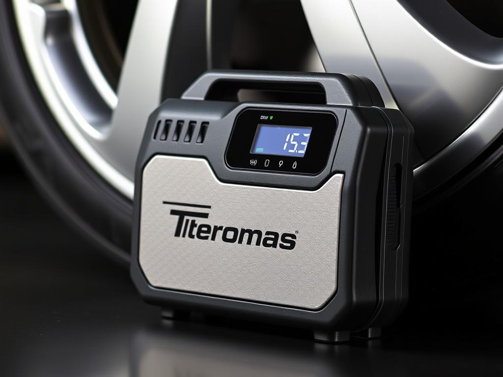 Teromas Tire Inflator with its compact design Teromas Tire Inflator with its compact design