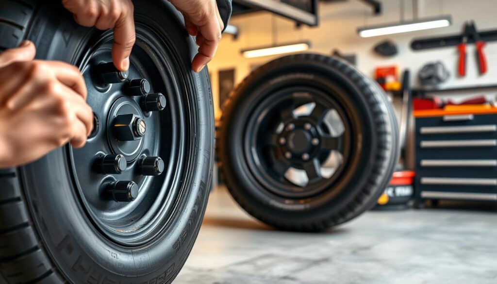 Tire Change Process Demonstration