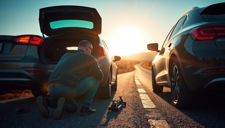 Tire Change Roadside Emergency