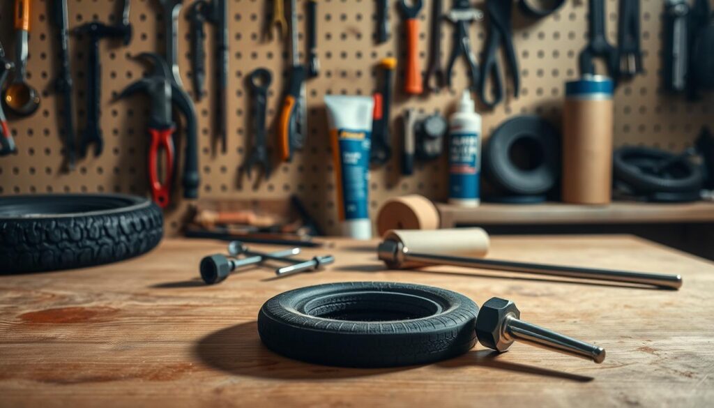Tire Patch Kit Components