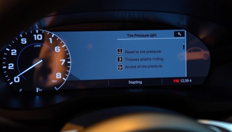 Tire Pressure Monitoring System Reset Guide