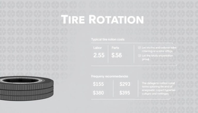 Tire Rotation Cost Overview