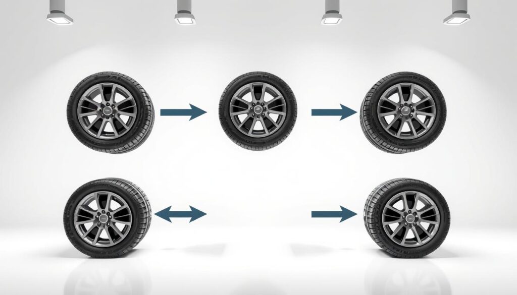 Tire Rotation Process Steps