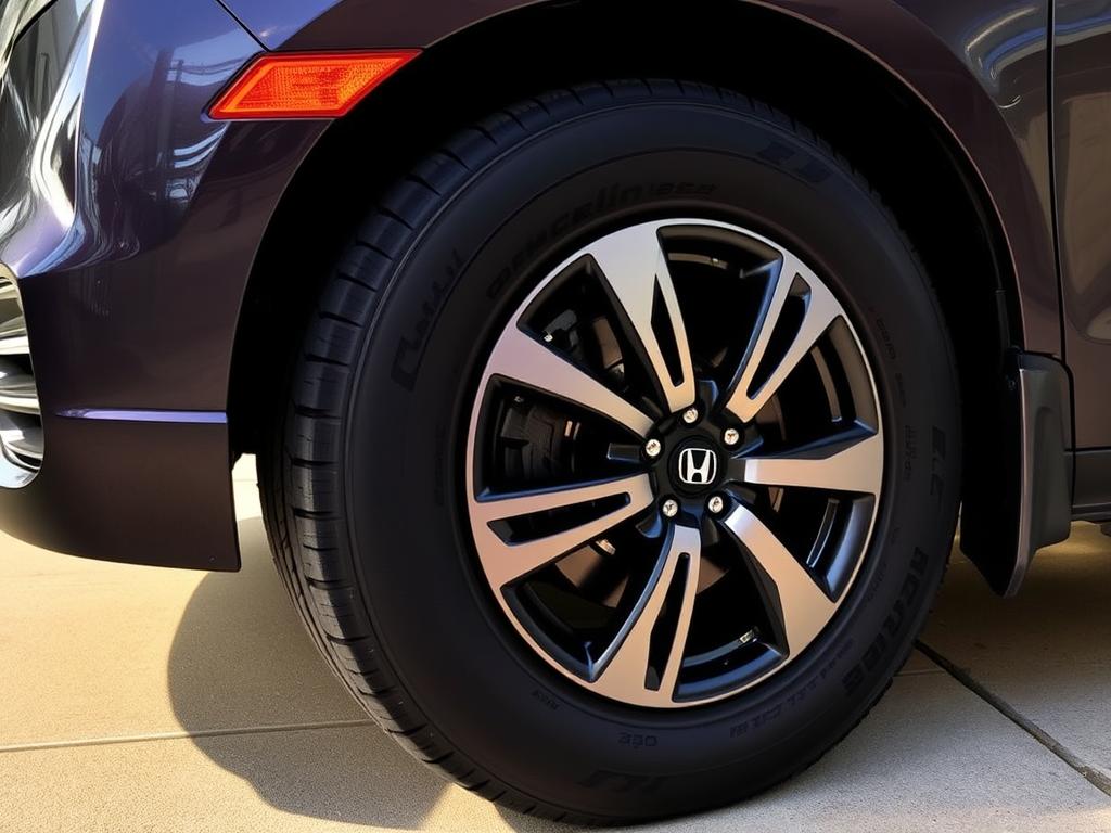 Michelin Primacy MXM4 tire mounted on a Honda Odyssey